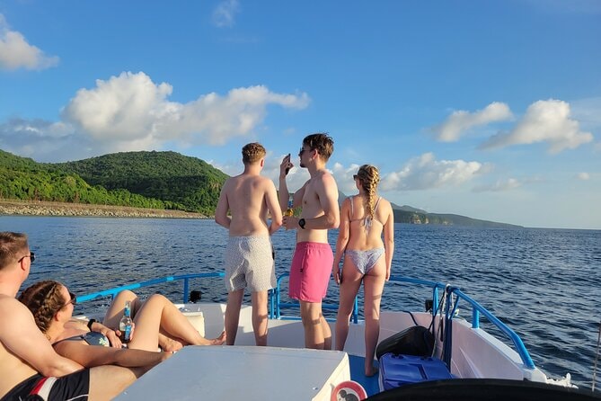 Saint Lucia boat tour guests