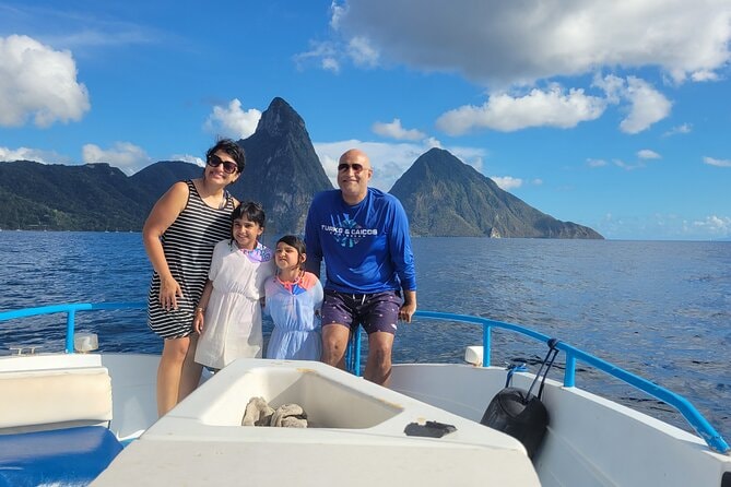 Saint Lucia water taxi caption